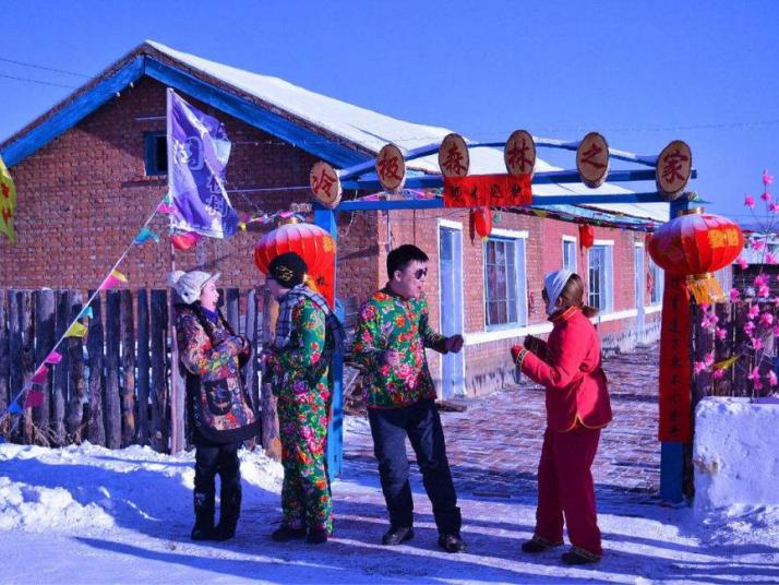 根河冷极村图片