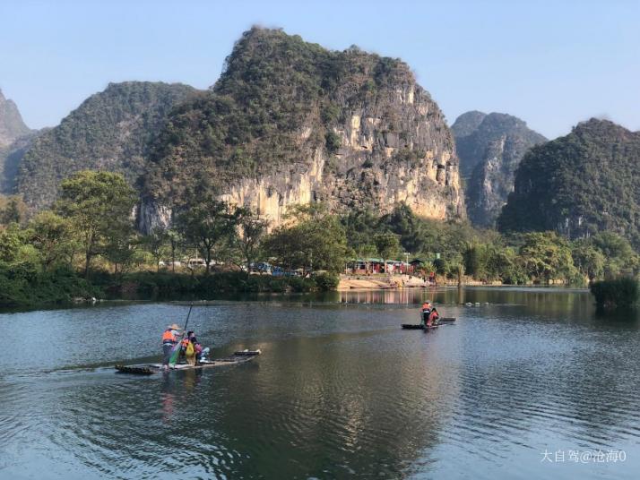 陽(yáng)朔遇龍河漂流圖片