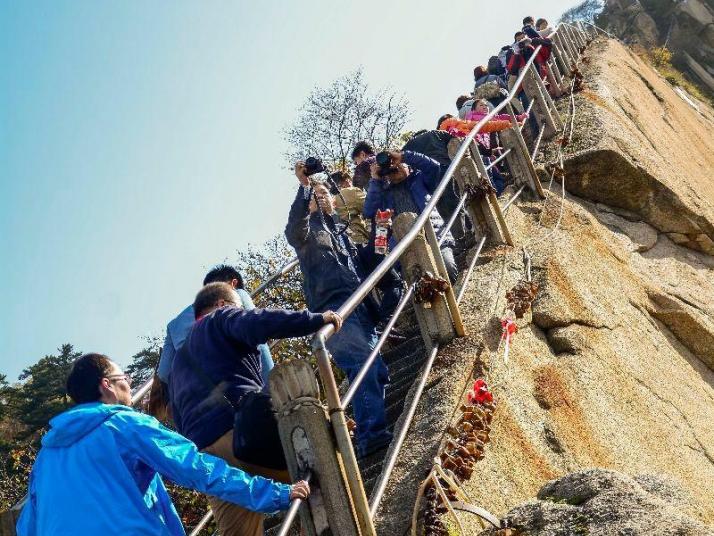 华阴华山苍龙岭图片