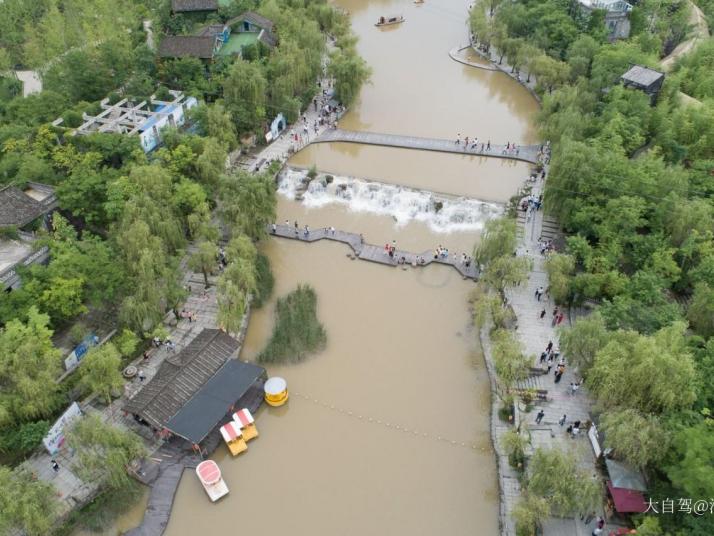 周至周至水街沙河湿地公园图片