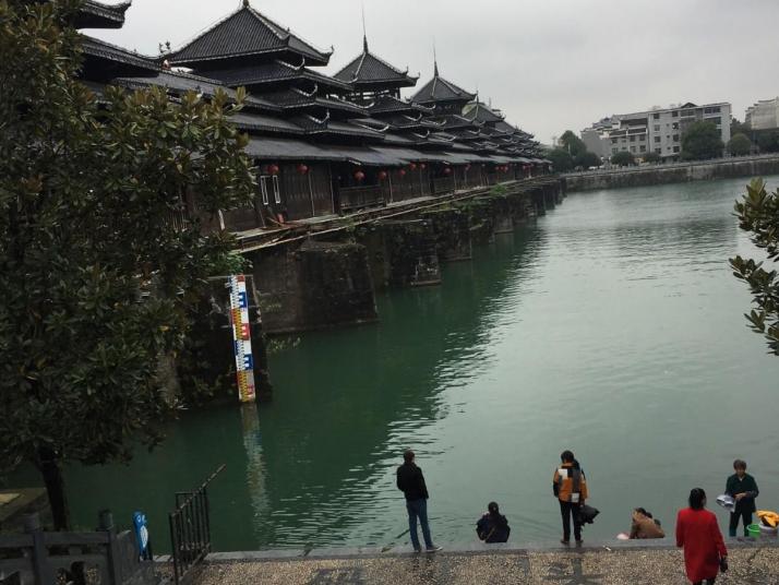 芷江龍津風(fēng)雨橋圖片