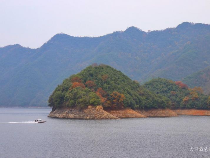 黄山太平湖黄金岛图片