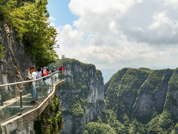 张家界天门山鬼谷栈道图片