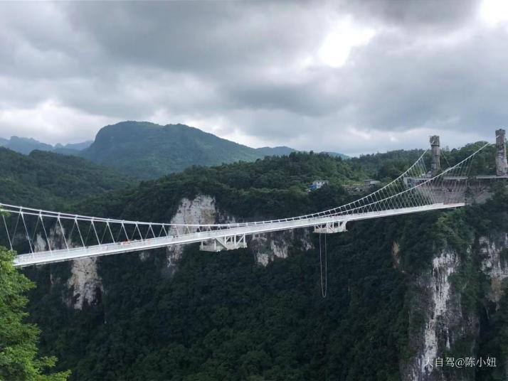 張家界天門山玻璃棧道圖片