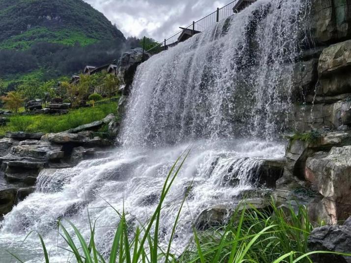 道真大沙河中國儺城圖片