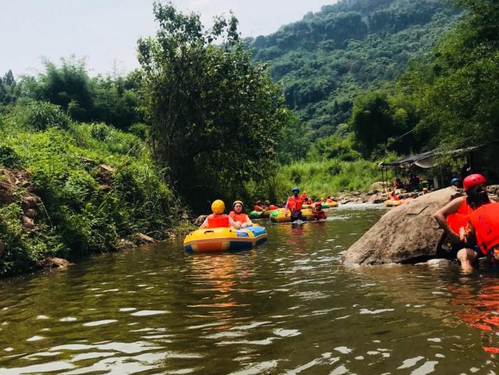 重庆 龙浒峡漂流图片