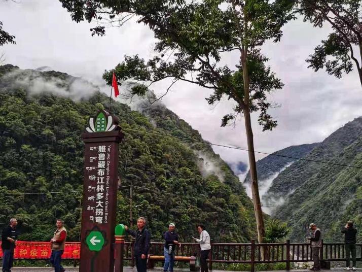 林芝果果塘大拐弯