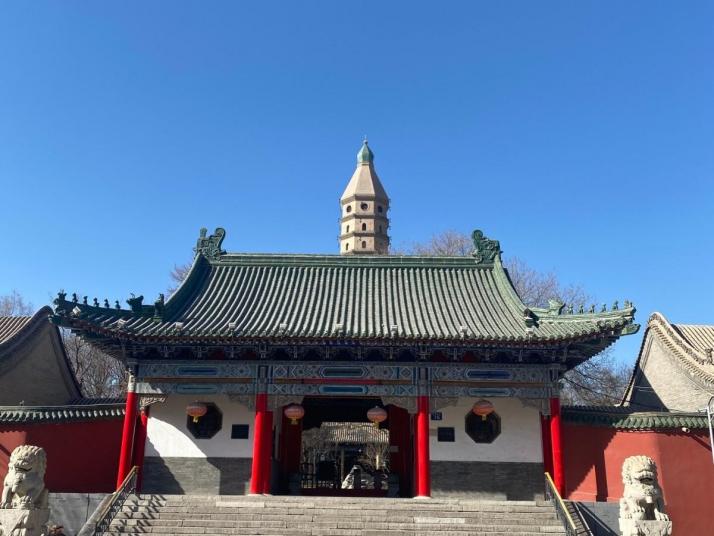 银川承天寺塔图片