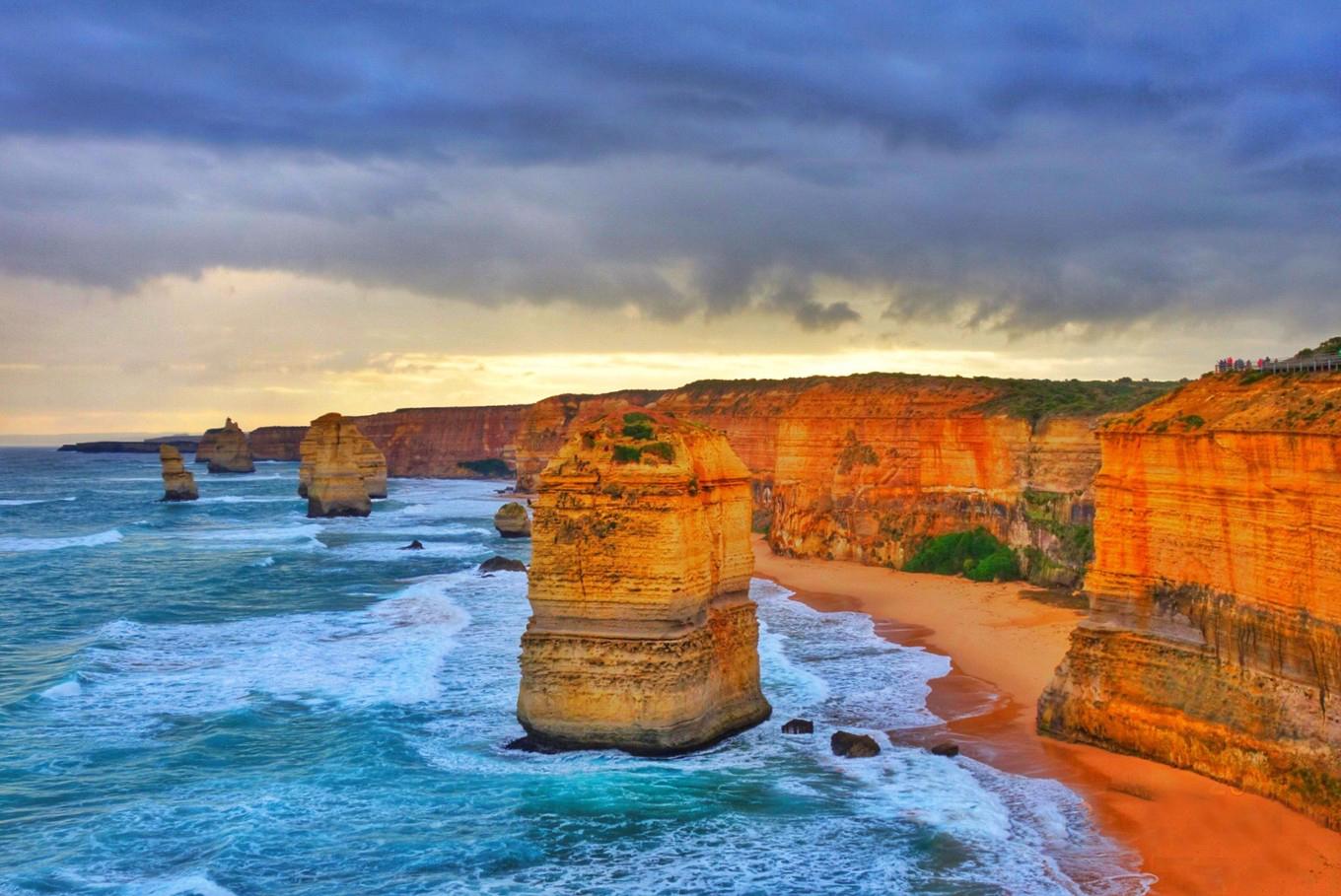 澳大利亚12天自驾：大堡礁+白天堂沙滩+十二门徒岩+大洋路+袋鼠岛+粉湖