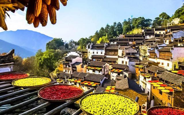 南昌出发婺源2日自驾游:篁岭晒秋-李坑-江湾古镇2日赏秋自驾