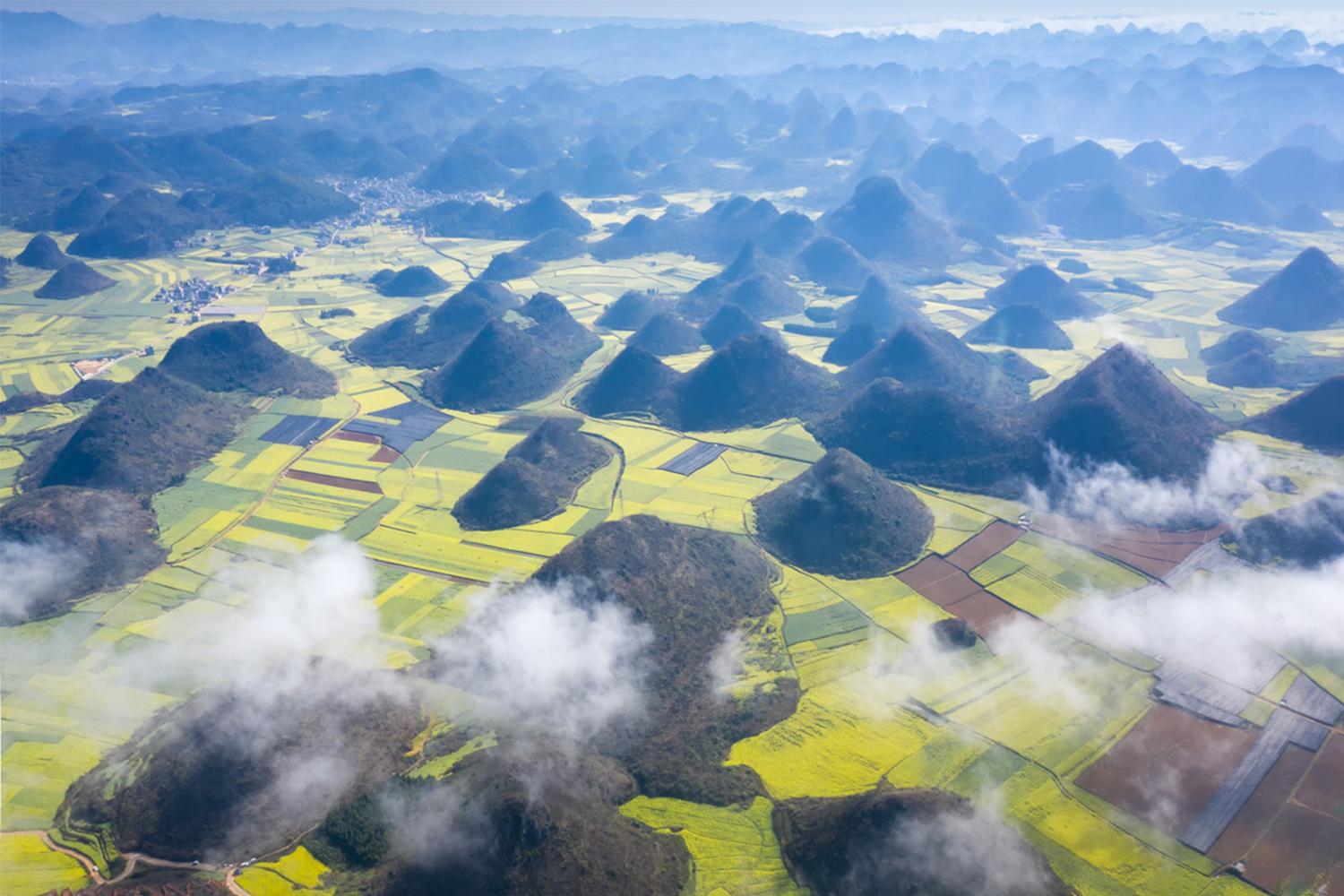 贵阳集合贵州8日自驾游：黄果树瀑布+万峰林+罗平螺丝田+青岩古镇+龙宫
