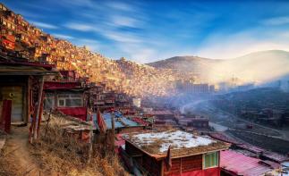 重慶出發(fā)色達(dá)經(jīng)典小環(huán)線：色達(dá)-八美-塔公-新都橋5日自駕游自駕游