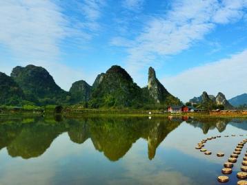 广东周边2日自驾游：游百佳美丽乡村-英西峰林-九龙小镇2日休闲游