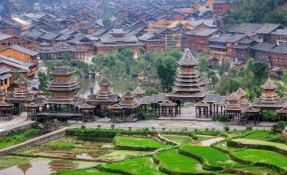 廣東出發(fā)黔東南4日自駕游:三江風(fēng)雨橋-肇興侗寨-堂安梯田-岜沙苗寨4天休閑自駕游自駕游