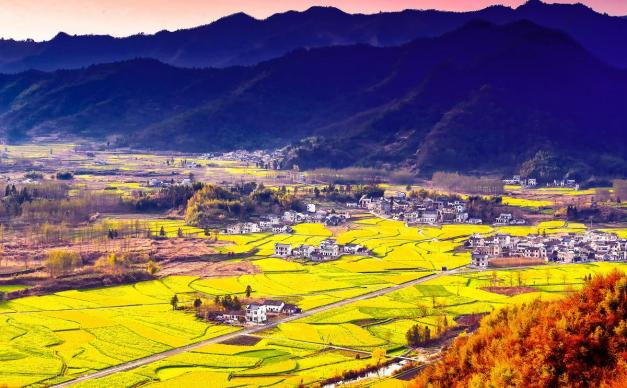 青岛到宁国6日自驾游：牯牛降+柯村+月亮湾+皖南川藏线最美油菜花之旅