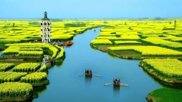 湖北出发浙江4日自驾游：扬州瘦西湖-李中水上森林-千垛菜花4日自驾游-推荐