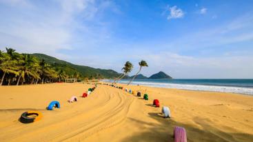 海南鱼跃海岛六天五晚环岛自驾游：石头公园-东郊椰林-呆呆岛-帆船出海-最美渔村6日海南跟队自驾-推荐