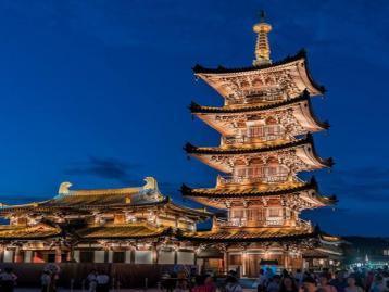 山東出發(fā)到蘇北4日自駕游：拈花灣-黿頭渚-溱潼古鎮(zhèn)-李中水上森林奢華4日自駕游