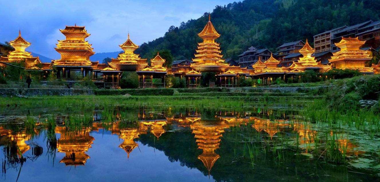 广东出发广西三江侗族3日自驾游：肇兴侗寨-布央茶山-三江风雨桥3天休闲自驾游自驾游