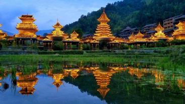 广东出发广西三江侗族3日自驾游：肇兴侗寨-布央茶山-三江风雨桥3天休闲自驾游-推荐