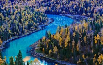 全国出发北疆9日落地自驾：天山天池-可可托海-喀纳斯-禾木村-五彩滩9日落地自驾游-游推荐