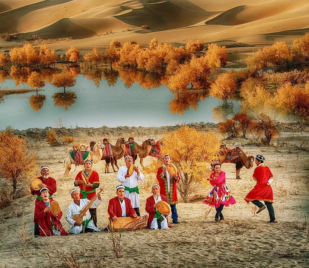 山东出发南疆18日自驾游：民族阿克苏-秋色胡杨林-神秘王国--金苹果节-沙漠公路探索神秘南疆自驾游自驾游