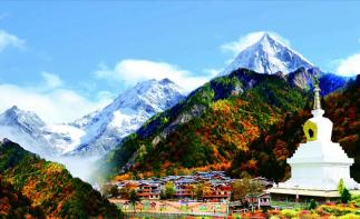 西安出發(fā)川西6日自駕游：畢棚溝+達(dá)古冰山+古爾溝溫泉+羊茸哈德自駕6日自駕游