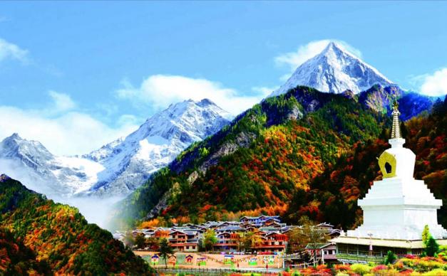 西安出发川西6日自驾游：毕棚沟+达古冰山+古尔沟温泉+羊茸哈德自驾6日