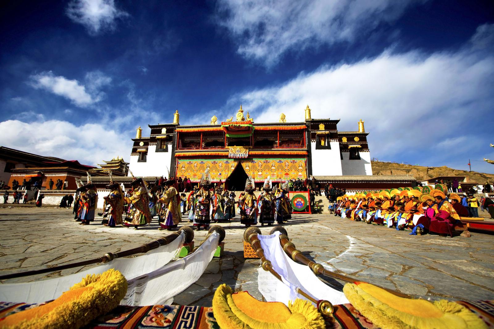 兰州集合甘南川西6日自驾游：莲宝叶则-拉卜楞寺-毛兰姆大法会6日自驾游自驾游