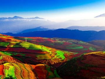 广东出发云南8日自驾游：元阳梯田-抚仙湖-东川红土地-罗平油菜花8日自驾游