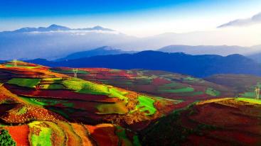 广东出发云南8日自驾游：元阳梯田-抚仙湖-东川红土地-罗平油菜花8日自驾游-推荐