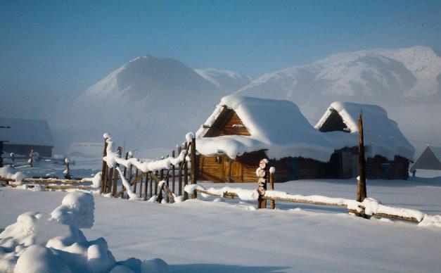 阿勒泰起止北疆日落地自驾：阿尔泰将军山-喀纳斯-禾木村-福海5日冬日北疆自驾游
