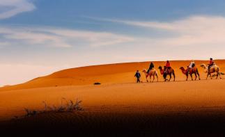 山东出发西北宁夏7日自驾游：腾格里沙漠-镇北堡西部影城--水洞沟藏兵洞7日西北自驾游自驾游