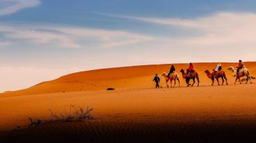 山东出发西北宁夏7日自驾游：腾格里沙漠-镇北堡西部影城--水洞沟藏兵洞7日西北自驾游-推荐