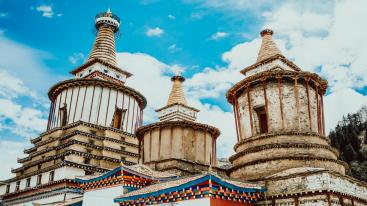 成都出发川西阿坝4日自驾游：莲宝叶则-神座-棒托寺-情人海4日自驾-推荐