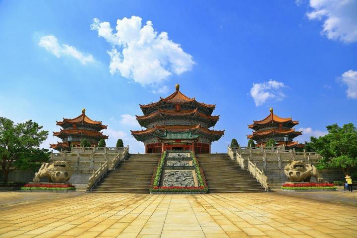 圆玄道观,花都区新八景之一,位于广东省新华镇西面的毕村附近-广州