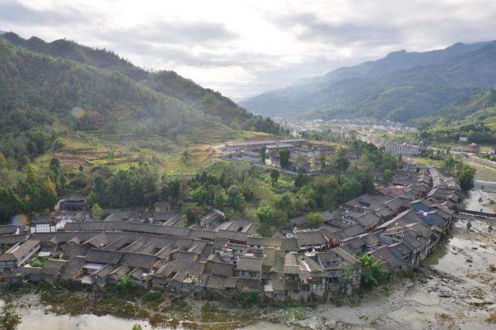 陕西宁强县青木川古镇,位于陕,甘,川交界处,西连四川