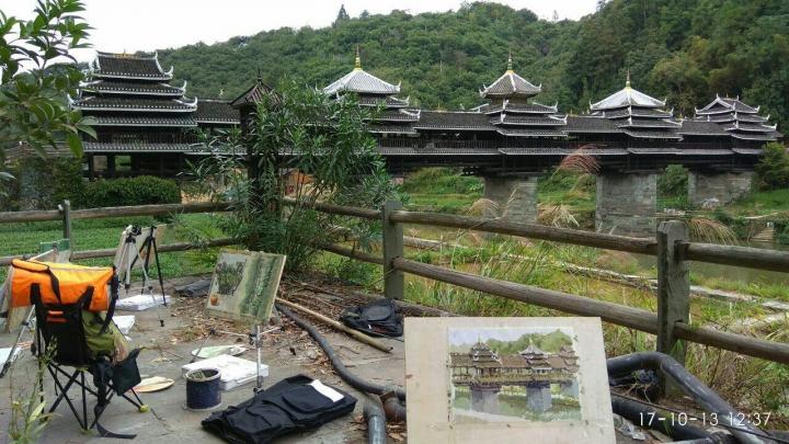 足迹 三江自驾游论坛 广州-晓月喜欢(0) 程阳风雨桥,又叫永济桥,盘龙